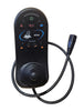 Black plastic powered wheelchair hand control 